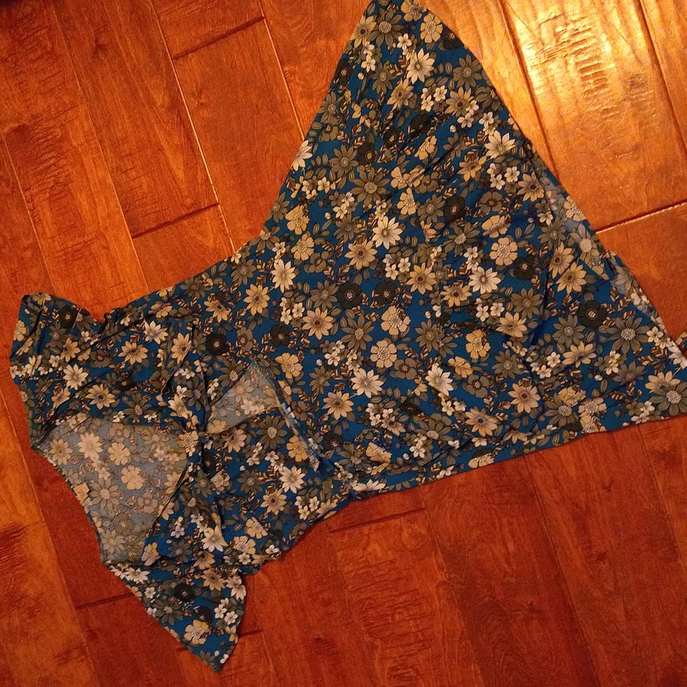 Wrap around floral dress, Loft brand, size M